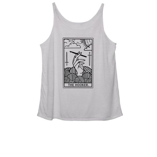 The Hooker Outline Edition Athletic Heather Women's Slouchy Tank