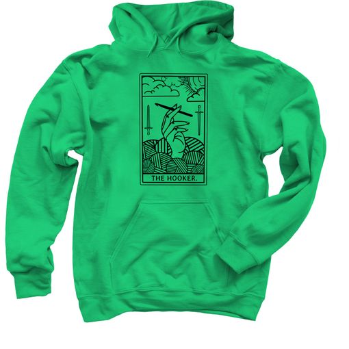 The Hooker Outline Edition Green Hoodie