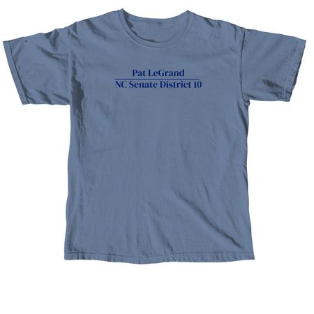 Business on the Front/Party on the Back, a Blue Jean Comfort Colors Unisex Tee