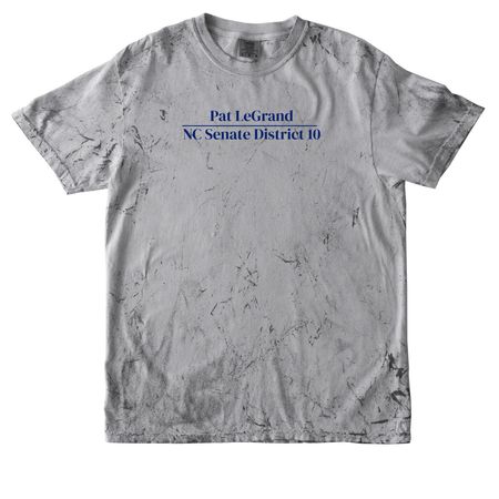 Business on the Front/Party on the Back, a Smoke Comfort Colors Colorblast Tee