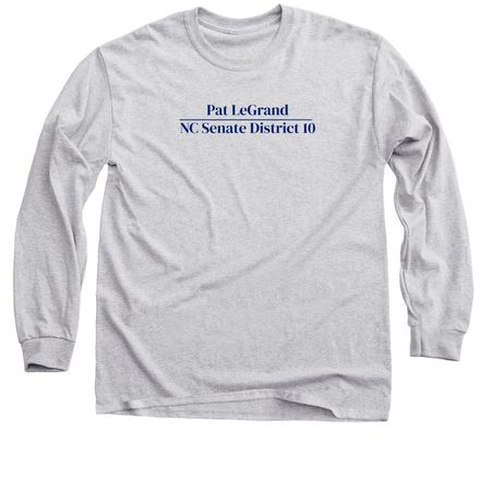 Business on the Front/Party on the Back, a Sport Grey Classic Long Sleeve Tee