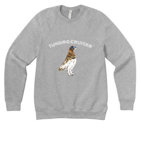 Tundra Cruiser, a Athletic Heather Premium Raglan Crewneck Sweatshirt
