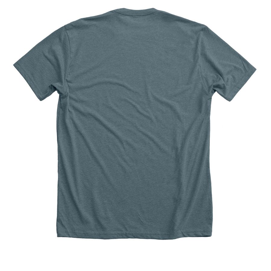J. Kirk Richards Museum of Art, a Heather Slate Premium Unisex Tee (back-view)