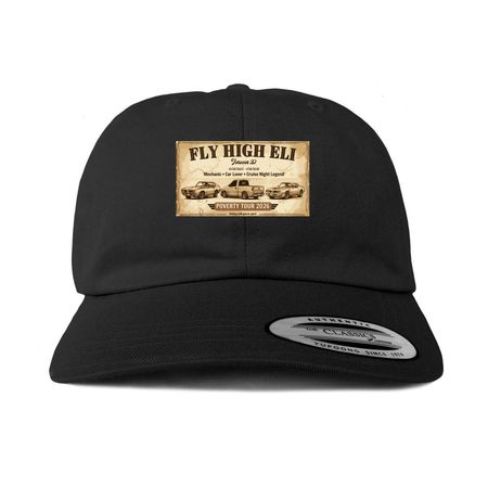 Fly High Eli!, a Black Printed Classic Baseball Cap