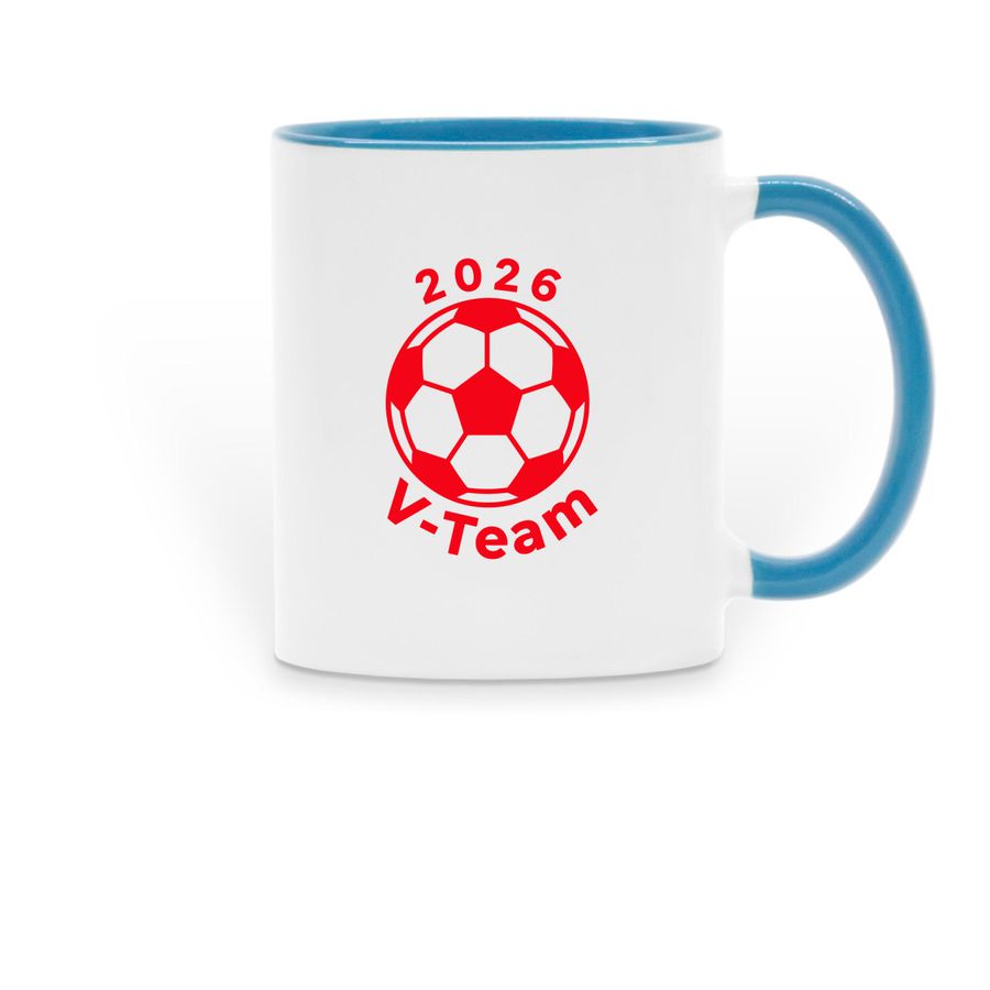 &nbsp;Fifa Leader, a Light Blue Two-Tone Ceramic Mug