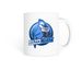 Blazier Library Logo Mug, a White Coffee Mug