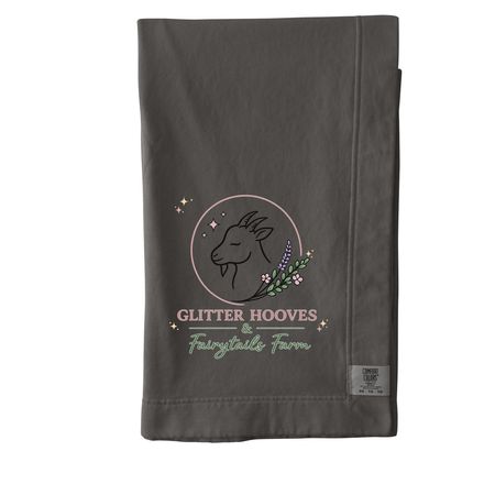 Fleece Blanket, a Pepper Comfort Colors Blanket