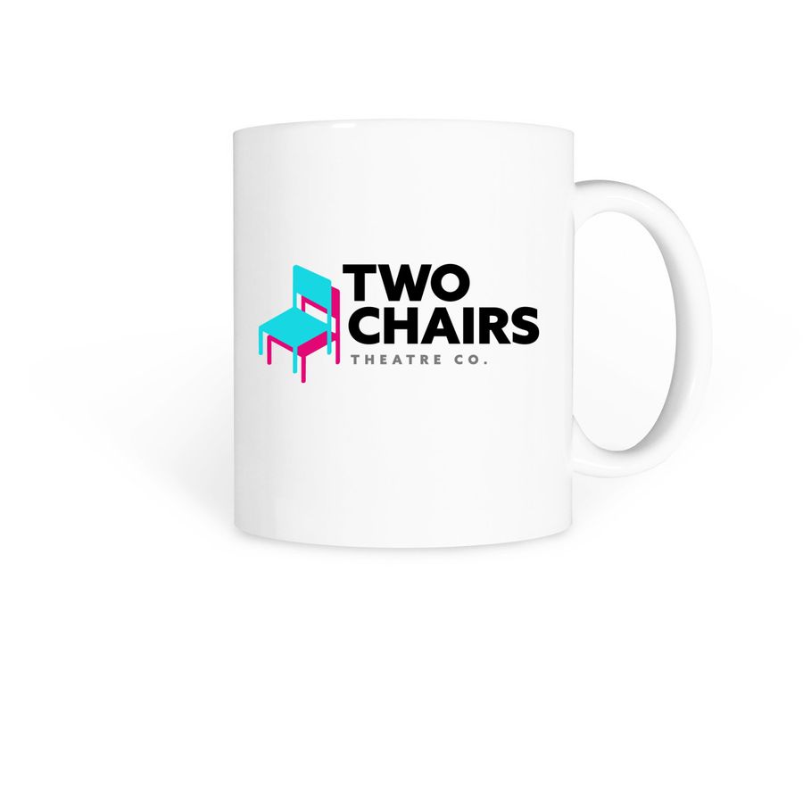 Two Chairs Mug, a White Coffee Mug
