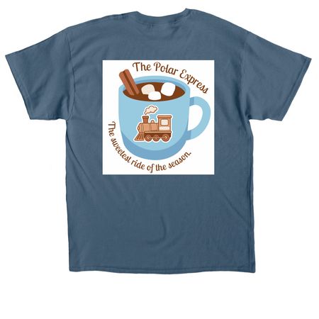 The Sweetest Ride, a Indigo Blue Classic Unisex Tee (back-view)