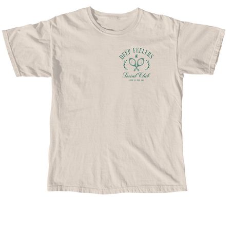 Deep Feelers Social Club, a Ivory Comfort Colors Unisex Tee