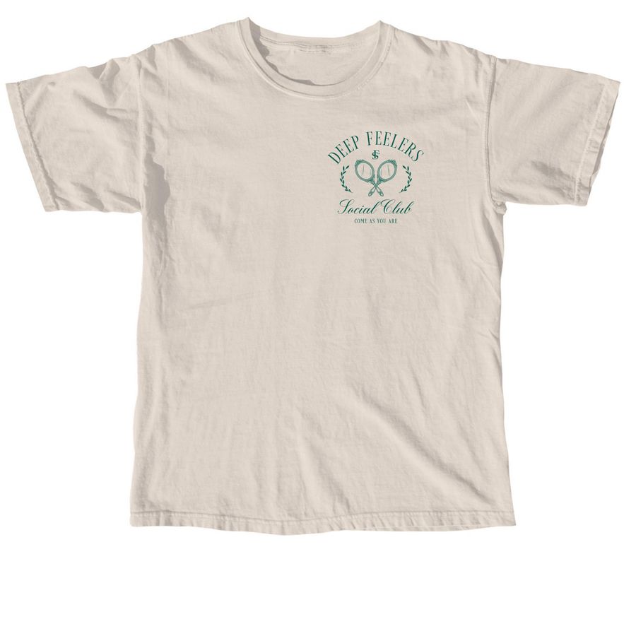 Deep Feelers Social Club, a Ivory Comfort Colors Unisex Tee