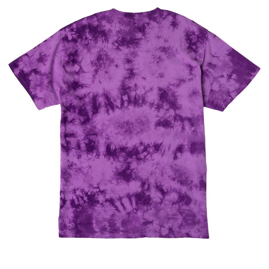 Team Eclipse 2026, a Purple Crystal Tie Dye Tee (back-view)