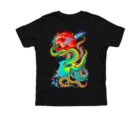 One of a kind octopus, a Solid Black Blend Premium Youth Tee