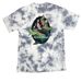 Sirens Morgue Taxidermy&nbsp;, a Grey Crystal Tie Dye Tee (back-view)