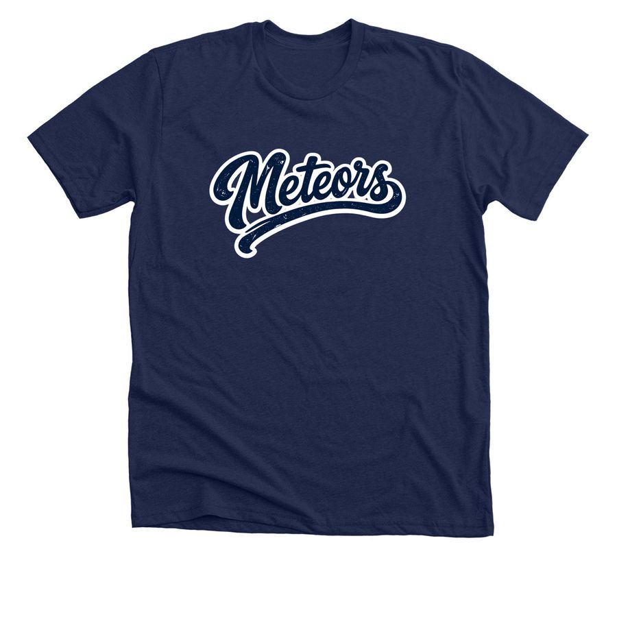 Meteors, a Solid Navy Blend Premium Unisex Tee
