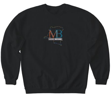Music Beyond, a Black Softstyle Crewneck Sweatshirt