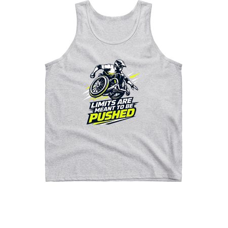 Don't hold back, a Sport Grey Classic Unisex Tank Top