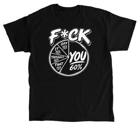 No F*cks Given, a Black Classic Unisex Tee