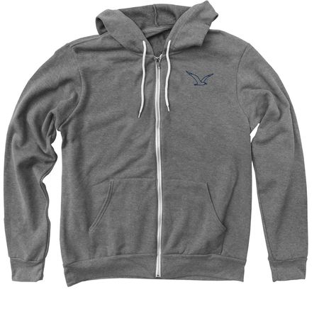 Harbormaster Fundraiser, a Deep Heather Zip Up Hoodie