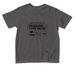 Mission: Type None - Toddler, a Charcoal Toddler Tee