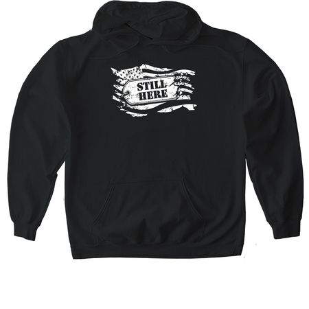 Mission Roll Call (Still Here), a Black Gildan Softstyle Pullover Hoodie