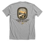 Sober Motivation, a Athletic Heather Premium Unisex Tee (back-view)