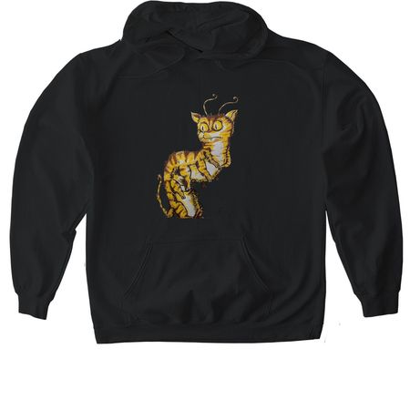 CAT-ERPILLAR&nbsp;, a Black Gildan Softstyle Pullover Hoodie