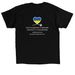 laser kiwi for ukraine, a Black Classic Unisex Tee (back-view)