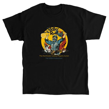 Fiddler On The Roof 2026 Cast Shirts, a Black Classic Unisex Tee