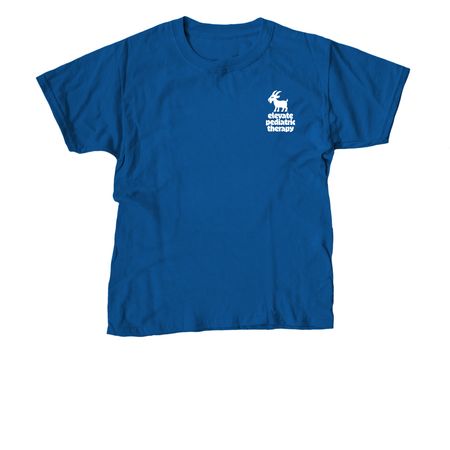 Affirmation Tee, a Royal Blue Youth Unisex Tee