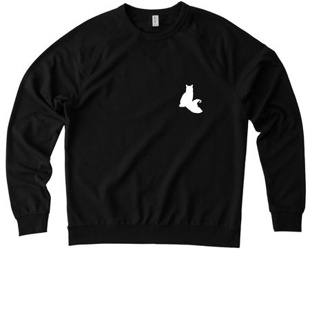 The Season of the Witch!, a Deep Black Allmade Organic French Terry Crewneck Sweatshirt
