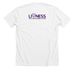 Freedom Looks Good On Me Apparel, a Solid White Blend Premium Unisex Tee (back-view)