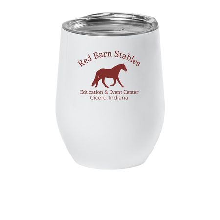 RBS Insulated Wine Tumbler, a White Insulated Wine Cup