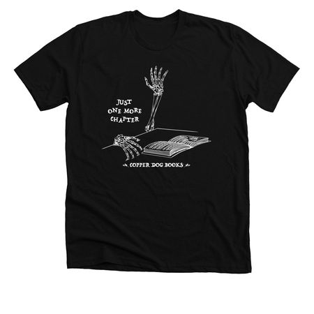 Just One More Chapter, a Solid Black Blend Premium Unisex Tee