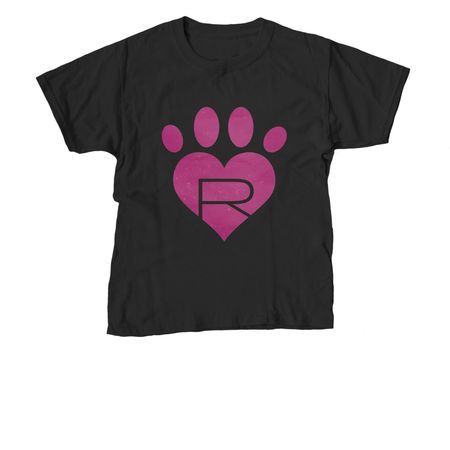 Rrrrescue Basic Tees, a Black Youth Unisex Tee