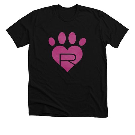 Rrrrescue Basic Tees, a Solid Black Blend Premium Unisex Tee