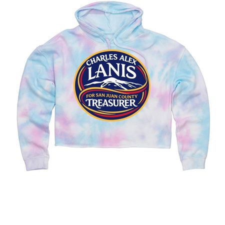 Campaign Tops!, a Cotton Candy Women?s Tie Dye Cropped Hoodie