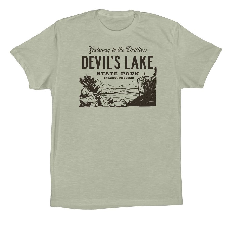 Gateway to the Driftless Shirt (Single Color), a Thyme Premium Cotton Tee