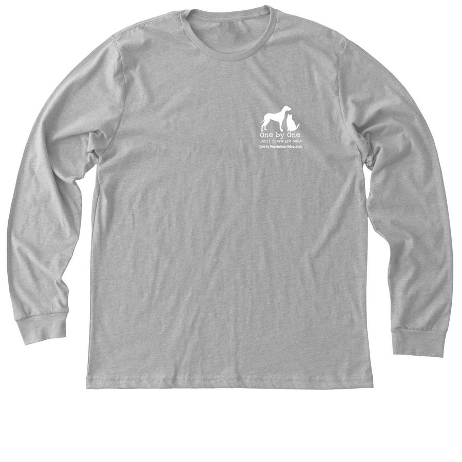 One by One Animal Advocates 2026, a Athletic Heather Premium Long Sleeve Tee