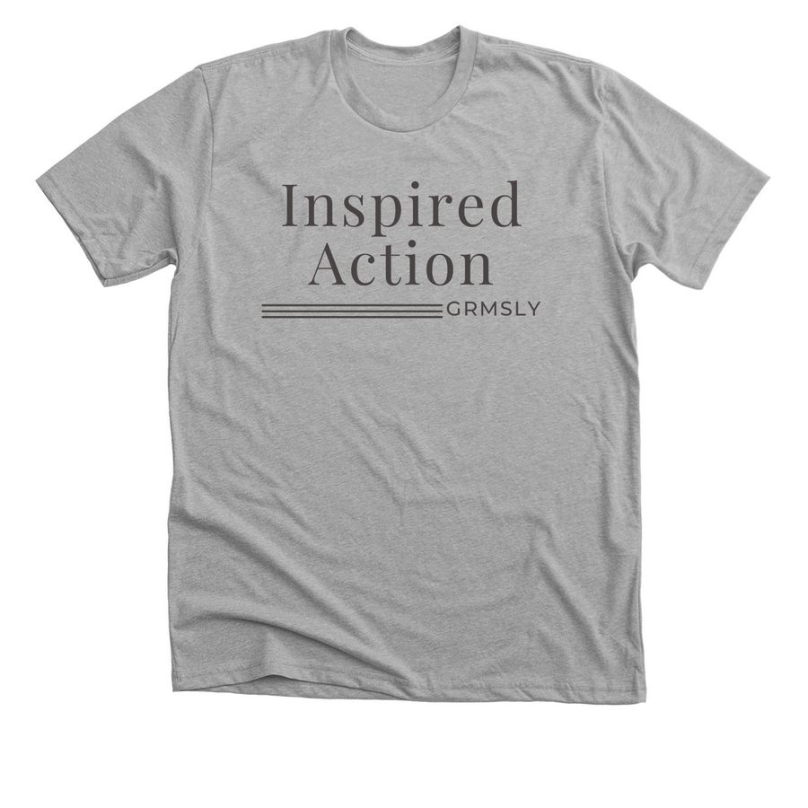 GRMSLY, a Athletic Heather Premium Unisex Tee