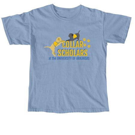 2026 Collar Scholars Shirt, a Washed Denim Comfort Colors Unisex Tee
