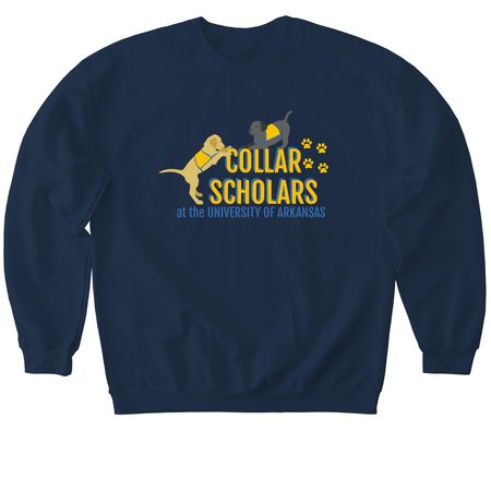2026 Collar Scholars Shirt, a Navy Softstyle Crewneck Sweatshirt