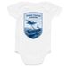 F/A-18&nbsp;Fly Navy Baby, a White Infant Onesie (back-view)