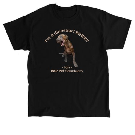 Ian the Dinosaur!, a Black Classic Unisex Tee