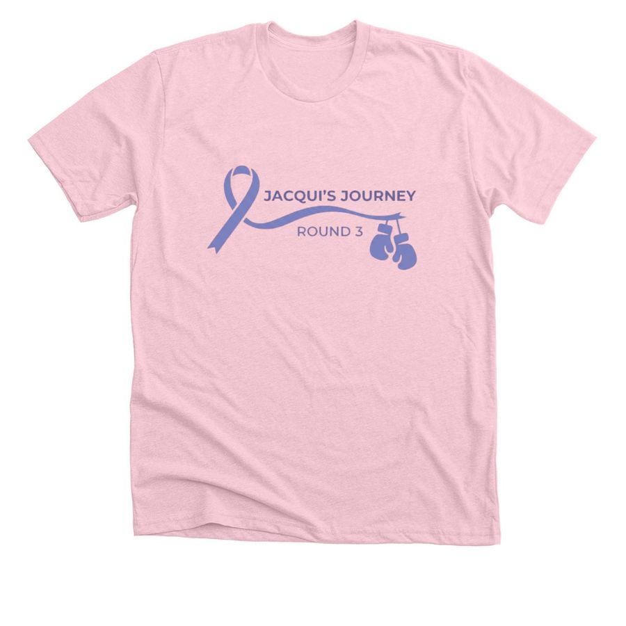Jacqui?s Journey&nbsp;, a Heather Pink Premium Unisex Tee