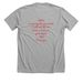 Life of Patrice, a Athletic Heather Premium Unisex Tee (back-view)