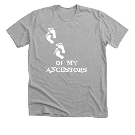 Foot Prints, a Athletic Heather Premium Unisex Tee