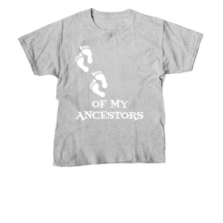 Foot Prints, a Sport Grey Youth Unisex Tee