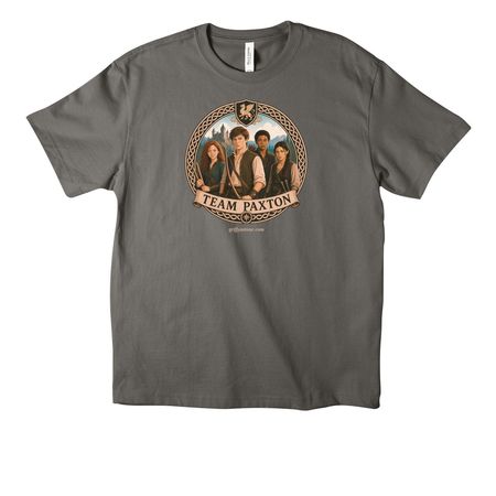 Team Paxton, a Asphalt Unisex Heavyweight Tee