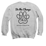 A Pawfect Life Starts with You, a Sport Grey Crewneck Sweatshirt (back-view)